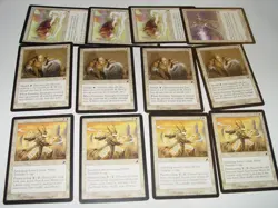 MTG 12x white scourge soldier cleric noble templar magic card lot - Image 5