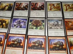 MTG 15x Scars of Mirrodin artifact strider harness ogre red magic card lot MP - Image 1