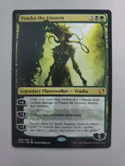 MTG Vraska the Unseen Commander 2019 Regular Mythic - Image 1