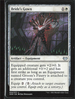 2021 Magic: The Gathering Gaming Innistrad: Crimson View Bride's Gown #4 - Image 1