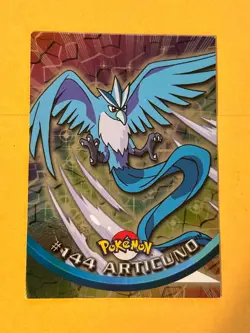 Topps -Series 3- Pokemon TV Animation Edition Card #144 Articuno -FOIL- HP - Image 1