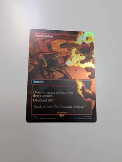 MTG - Vandalblast (Borderless Foil) - Deadpool Secret Lair NM/M Condition - Image 1