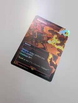 MTG - Vandalblast (Borderless Foil) - Deadpool Secret Lair NM/M Condition - Image 2