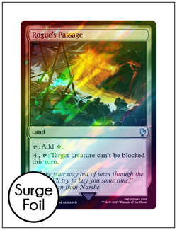 1x Rogue's Passage, Surge Foil, Final Fantasy, Magic MTG NM - Image 1