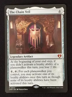 1x MTG The Chain Veil - Commander Masters (CMM) #943 - Magic the Gathering - Image 1