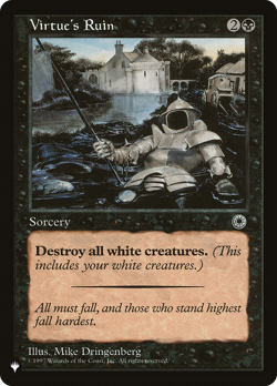 Virtue's Ruin [The List] Magic MTG - Image 1