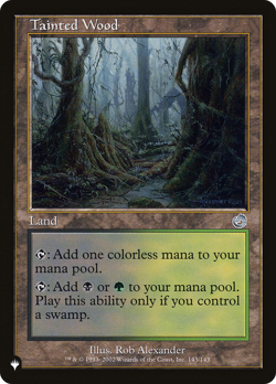 Tainted Wood [The List] Magic MTG - Image 1