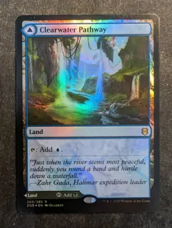 Clearwater Pathway / Murkwater Pathway - Foil - Zendikar Rising (MTG) - Image 1