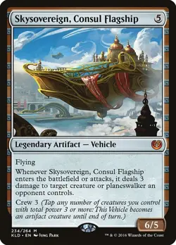 MTG Skysovereign, Consul Flagship Kaladesh MYTHIC RARE Magic the Gathering NM/M - Image 1