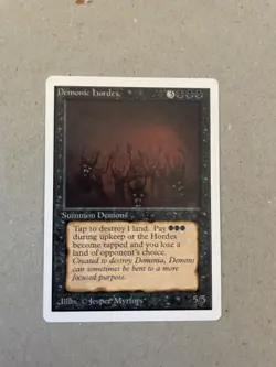 MTG Unlimited Edition Dmonic Hordes. 1993 Vintage Magic! - Image 1