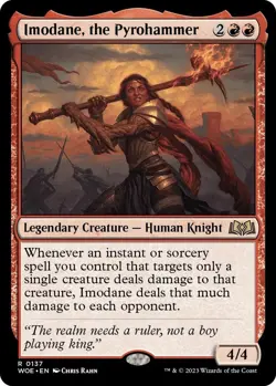 MTG Imodane, the Pyrohammer - Wilds of Eldraine (WOE) NM Rare #137 - Image 1