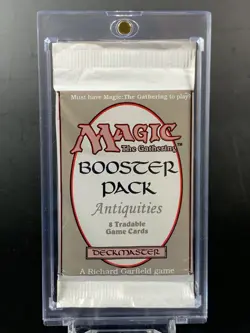 Magic The Gathering MTG 1994 Antiquities Booster Pack - Factory Sealed W/ Case! - Image 1