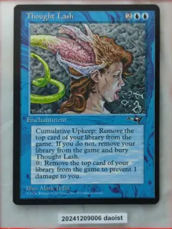 MTG Thought Lash Alliances Rare Magic The Gathering LP - Image 1