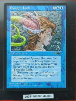 MTG Thought Lash Alliances Rare Magic The Gathering LP - Image 3