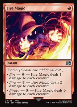 Fire Magic x1 1x Final Fantasy NM MTG - Image 1