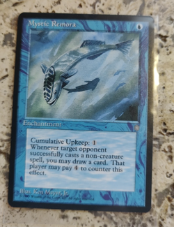 MTG - Mystic Remora - Ice Age Base Enchantment Magic the Gatering Card - Image 2