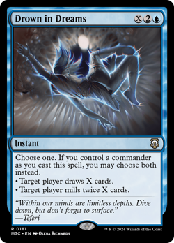 Drown in Dreams (Ripple Foil) [Modern Horizons 3 Commander] Lightly Played Foil - Image 1