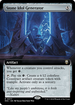 Stone Idol Generator (Extended Art) [Modern Horizons 3 Commander] Lightly Playe - Image 1