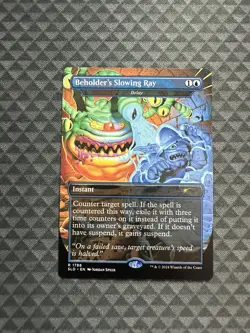 MTG Beholder’s Slowing Ray #1788 Rare Secret Lair Drop Series (SLD) - Image 1