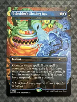 MTG Beholder’s Slowing Ray #1788 Rare Secret Lair Drop Series (SLD) - Image 2