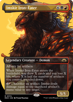 Imskir Iron-Eater (Borderless) [Modern Horizons 3] Lightly Played Foil - Image 1