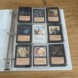 Magic The Gathering Collection Vintage Mtg Binder 90s - Image 2