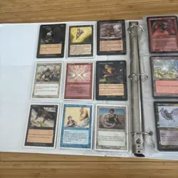 Magic The Gathering Collection Vintage Mtg Binder 90s - Image 3