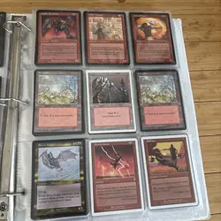 Magic The Gathering Collection Vintage Mtg Binder 90s - Image 4