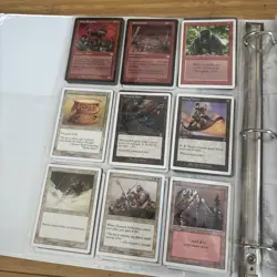 Magic The Gathering Collection Vintage Mtg Binder 90s - Image 5
