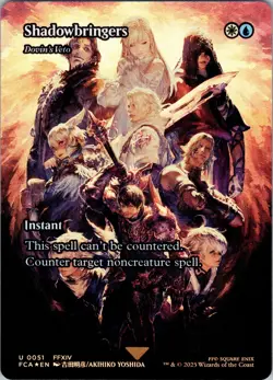 Shadowbringers - Dovin's Veto (Showcase) - Foil - U - - Extended Art - FINAL FAN - Image 1