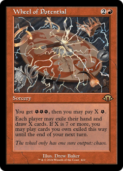 Wheel of Potential (Retro) [Modern Horizons 3] Lightly Played - Image 1