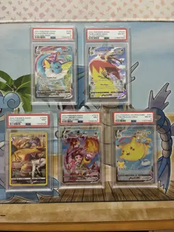 Pokemon Card Full Art Alt Art Fire PSA Lot Charizard Blaziken Vaporeon - Image 1