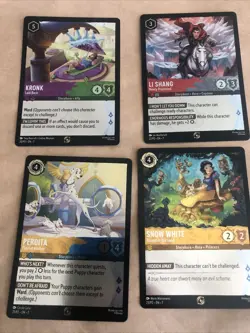 Archazia's Island Promo Cards Lorcana - Kronk Perdita Li Shang Snow White TCG! - Image 1