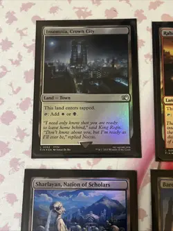 Magic the Gathering Final Fantasy Foil Land Card Lot #2 - Image 3
