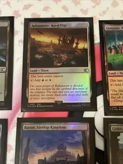 Magic the Gathering Final Fantasy Foil Land Card Lot #2 - Image 4