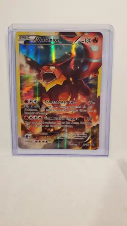 Pokemon TCG Volcanion XY185 Black Star Promo Card - Image 1