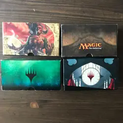 -12 Magic the Gathering Fat Pack/Bundle Boxes- EMPTY NO CARDS Various Sets MTG - Image 2