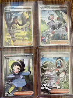 Pokemon Card Lot 14 Full Art Trainer & 2 Gold Energy Modern Era SwSh SV NM+ - Image 4