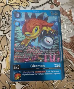 Digimon Card Game EX9-015 Gizamon Limited Foil AUC - Image 1