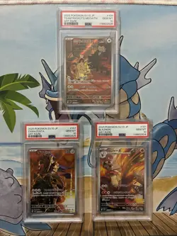 Pokemon Card Full Art Alt Art Fire PSA Lot Meowth Blaziken Etc - Image 1