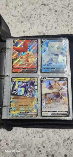 Pokemon Pikachu Leather Binder w/ 120+ Card Collection Lot Rare Modern & Vintage - Image 2