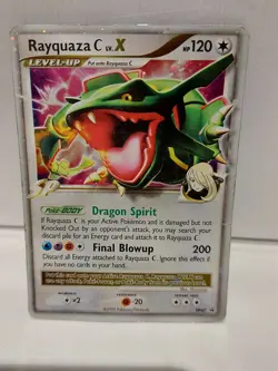 Pokemon Rayquaza C Lv. X DP47 Holo Black Star Promo Card - Image 1