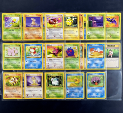 1999 Pokemon JUNGLE & FOSSIL Set COMPLETE Unlimited Edition COMMON Cards Lot NM+ - Image 1