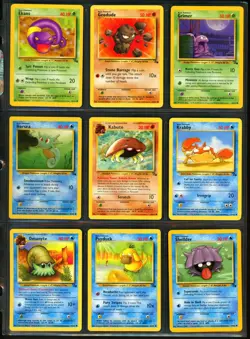 1999 Pokemon JUNGLE & FOSSIL Set COMPLETE Unlimited Edition COMMON Cards Lot NM+ - Image 3