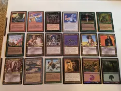 MTG Lot of 64 OLD & VINTAGE FBB Cards! Mostly Italian LEGENDS. KNOWLEDGE VAULT! - Image 1
