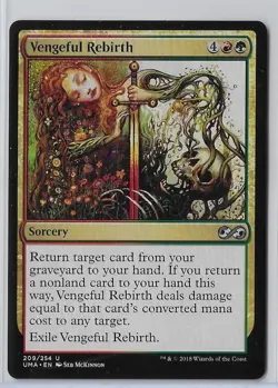 MTG Vengeful Rebirth Ultimate Masters (UMA) Uncommon Magic Card #209/254 Uplayed - Image 1