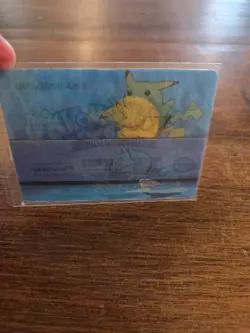 1998 Pokemon Poolside #PIKA-0019D/DVD 3D card Insert from VIZ Video DVD - Image 4