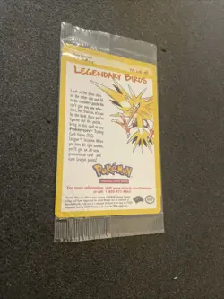 Zapdos - Wizards Black Star Promo # 23 - Sealed Legendary Birds Pokemon Promo - Image 3