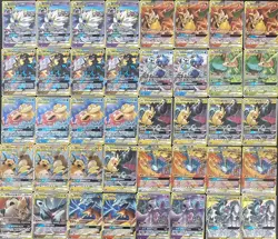 77 Lot Tag Team Gx Charizard Zekrom Pikachu Mewtwo Mew Pokemon Chinese Holo SQ - Image 2