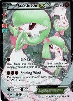 Gardevoir EX Full Art Generations Radiant Collection RC30/RC32 Pokemon 2016 LP - Image 1